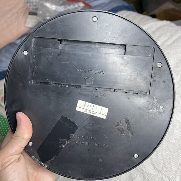 Vintage Holiday Creations Lighted Lamppost Santa Claus with Girl 1993 AS IS - Picture 4 of 8